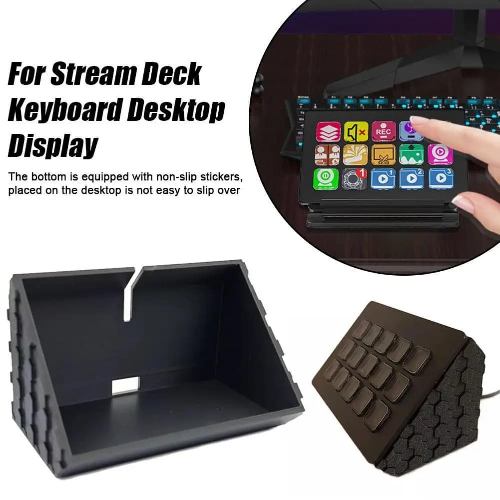 Espositore da tavolo per base espositiva tastiera Stream Deck per stampa 3D staffa Stream Deck