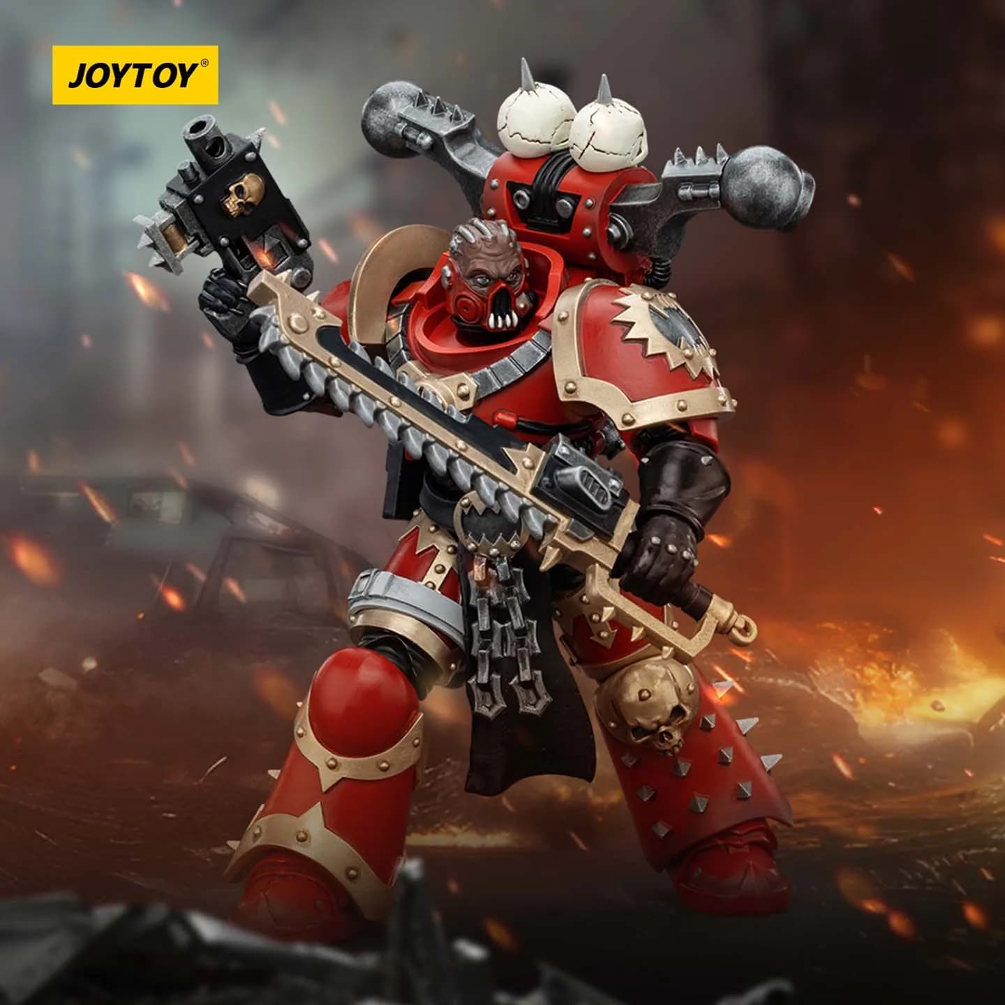 JOYTOY Fonte Oscura Warhammer 40k Swallower JT00638 Berserker 7 Soldato Modello Gioca 1/18 Modello Mobile Bambola Fatta A Mano Giocattolo