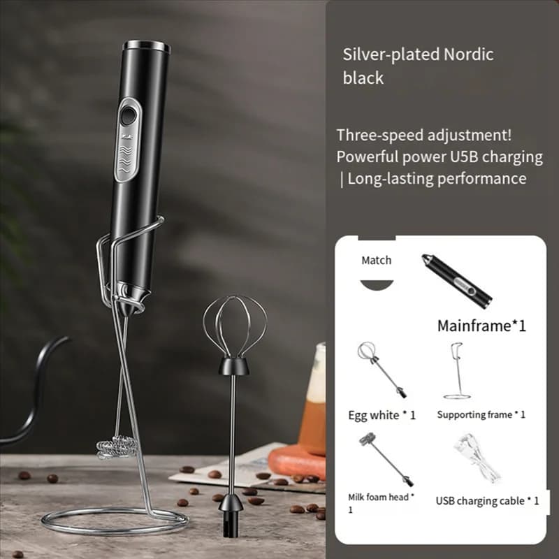 A99G-Mini portable double stick wireless portable blender for whip electric eggs for whipped egg white