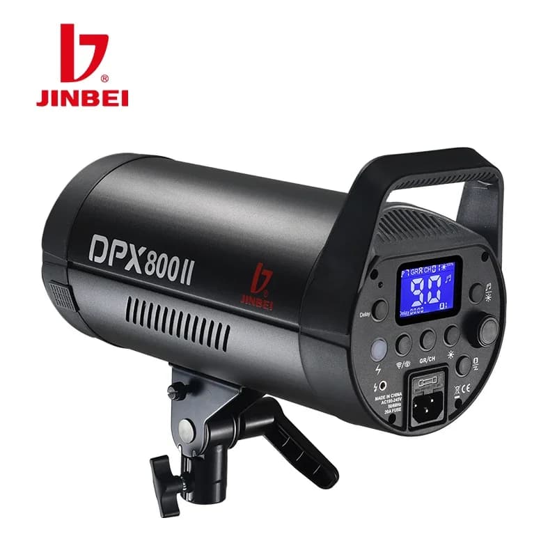 Studio Flash Jinbei Dpx-600i 600W 25W LED for Photography and Video, Stroboscopic Light for Camera and Photo Flash Accessories