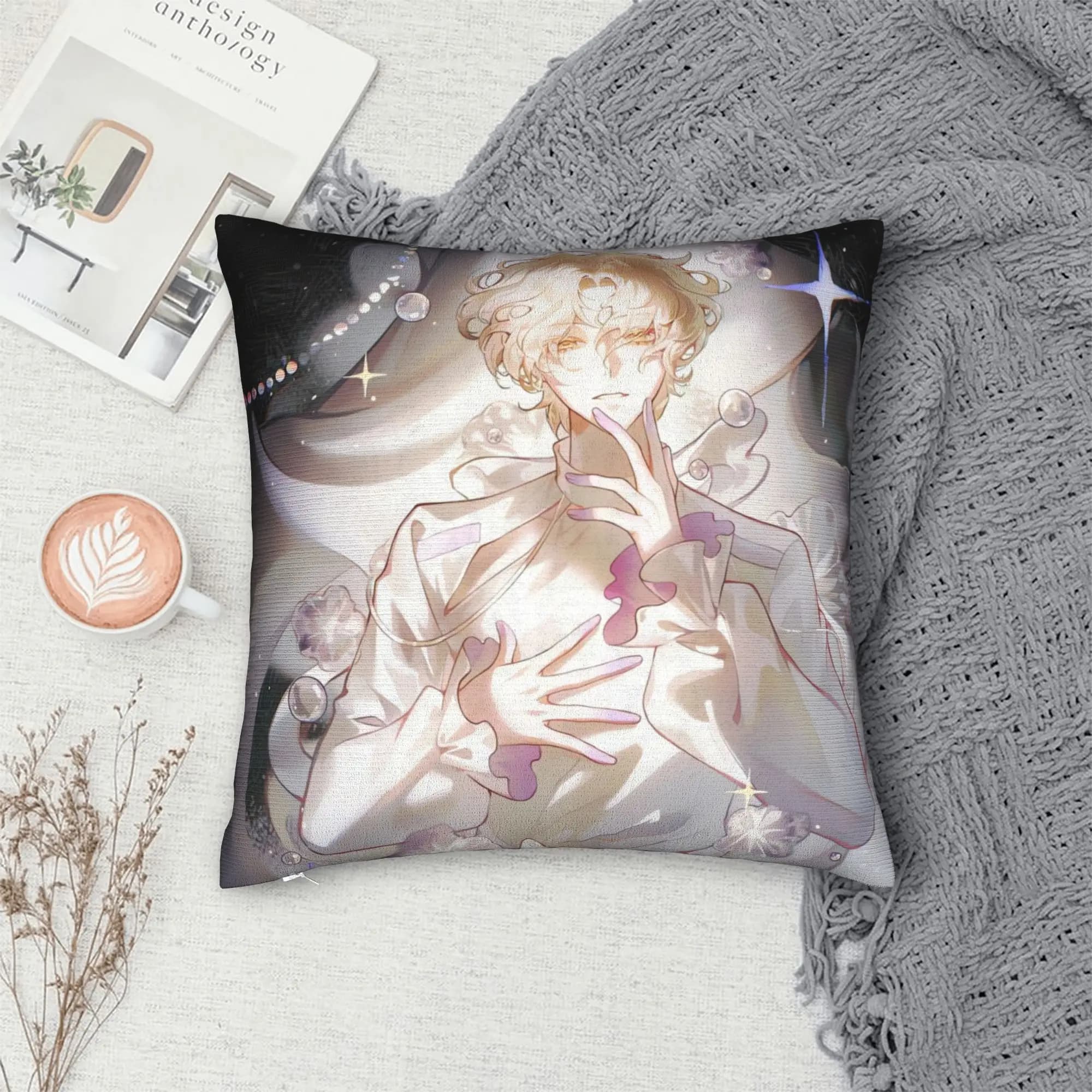 Kawaii Chibi LUKA Hot Anime ALIEN STAGE Pillow Case Fashion Pillow Cover Soft Pillowcases For Living Room Sofa
