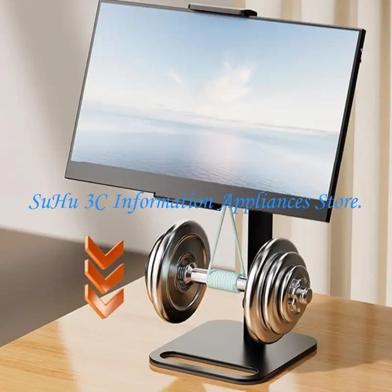 Supporto per monitor portatile ergonomico 360 Braccio girevole Costruzione in alluminio per casa