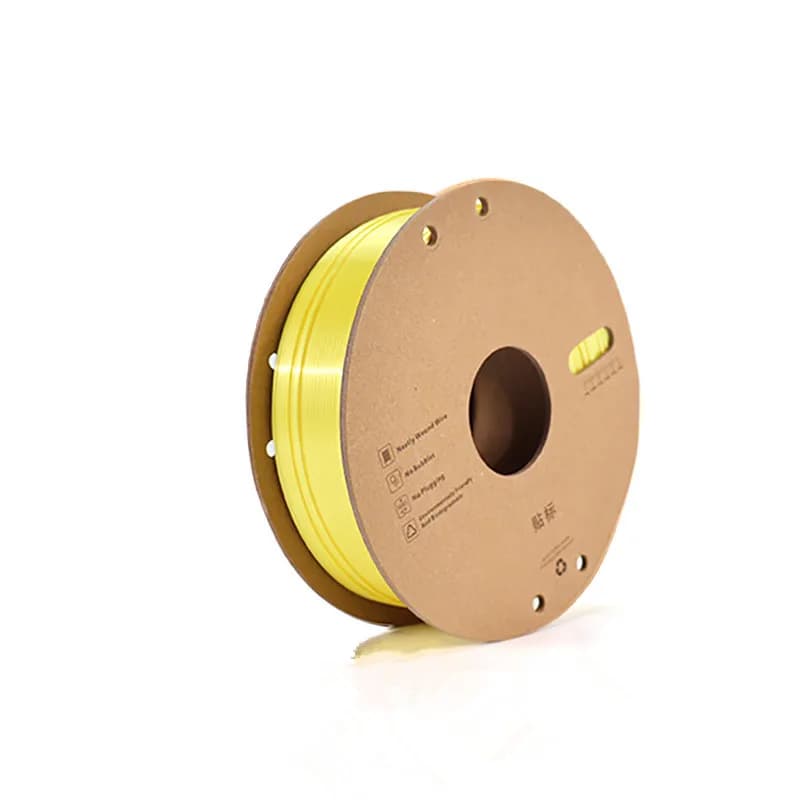3D Printing Thread in Silk PLA Yellow Silk 1.75MM/1KG