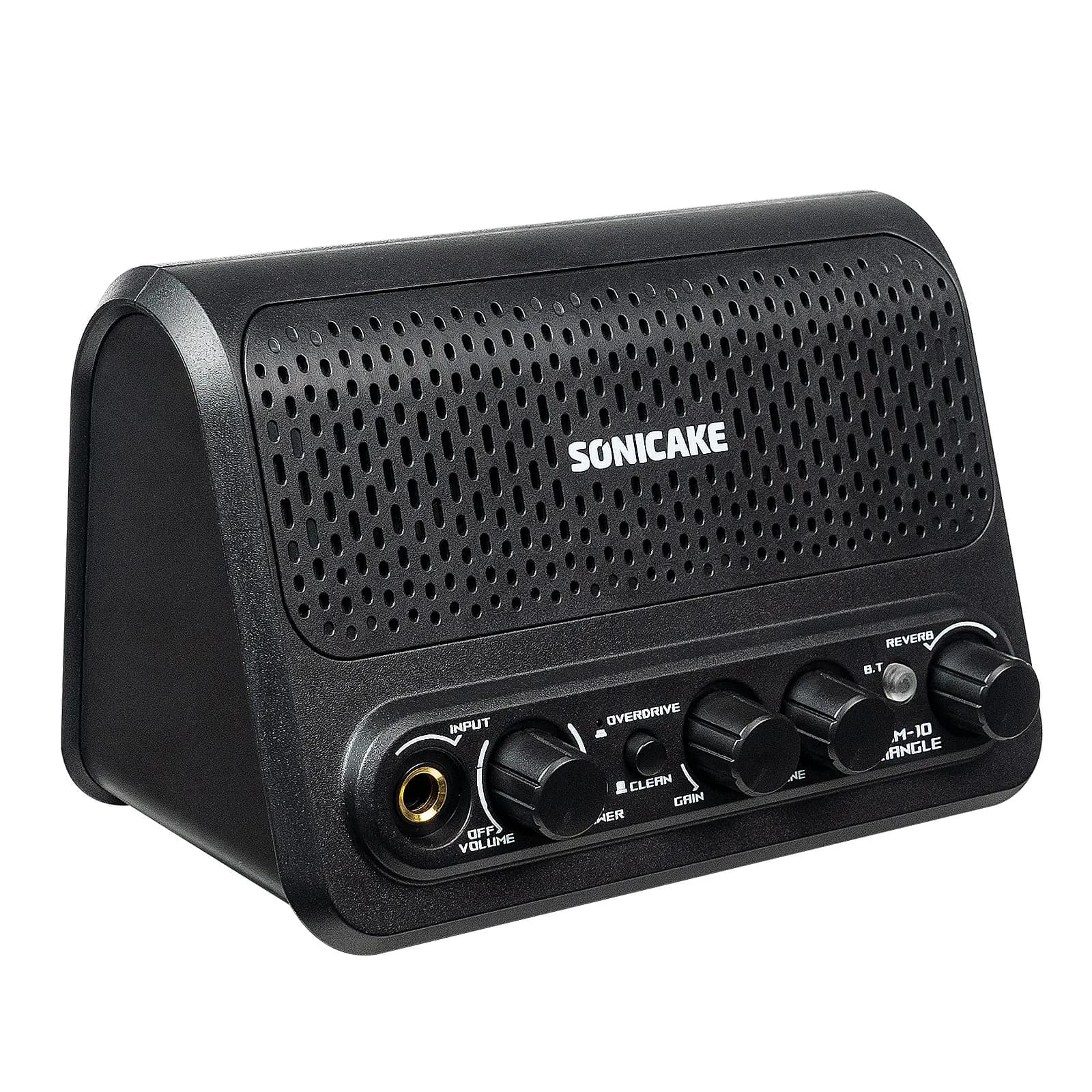 SONICAKE Mini Dual 5W Chitarra Combo Amplificatore Altoparlante Pulito Overdrive Effetti di riverbero USB ricaricabile Bluetooth Audio QAM-10