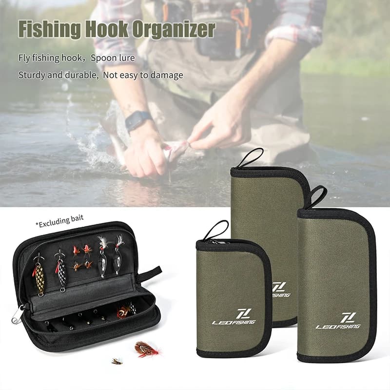 Fishing Esche Case with Hinge, Cucchiaini Organizer, Spinner and Fishing Esche in Moscow, Portable Equipment Bag