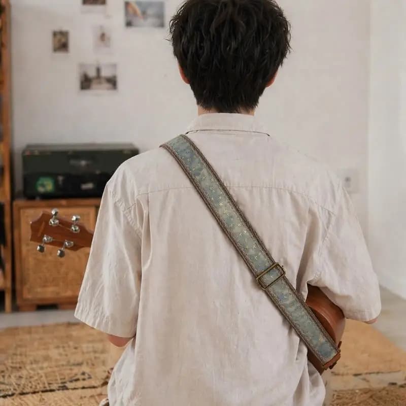 Ethnic Styles Polyester Guitar Belts Durability Ukulele Strap Musical Instrument