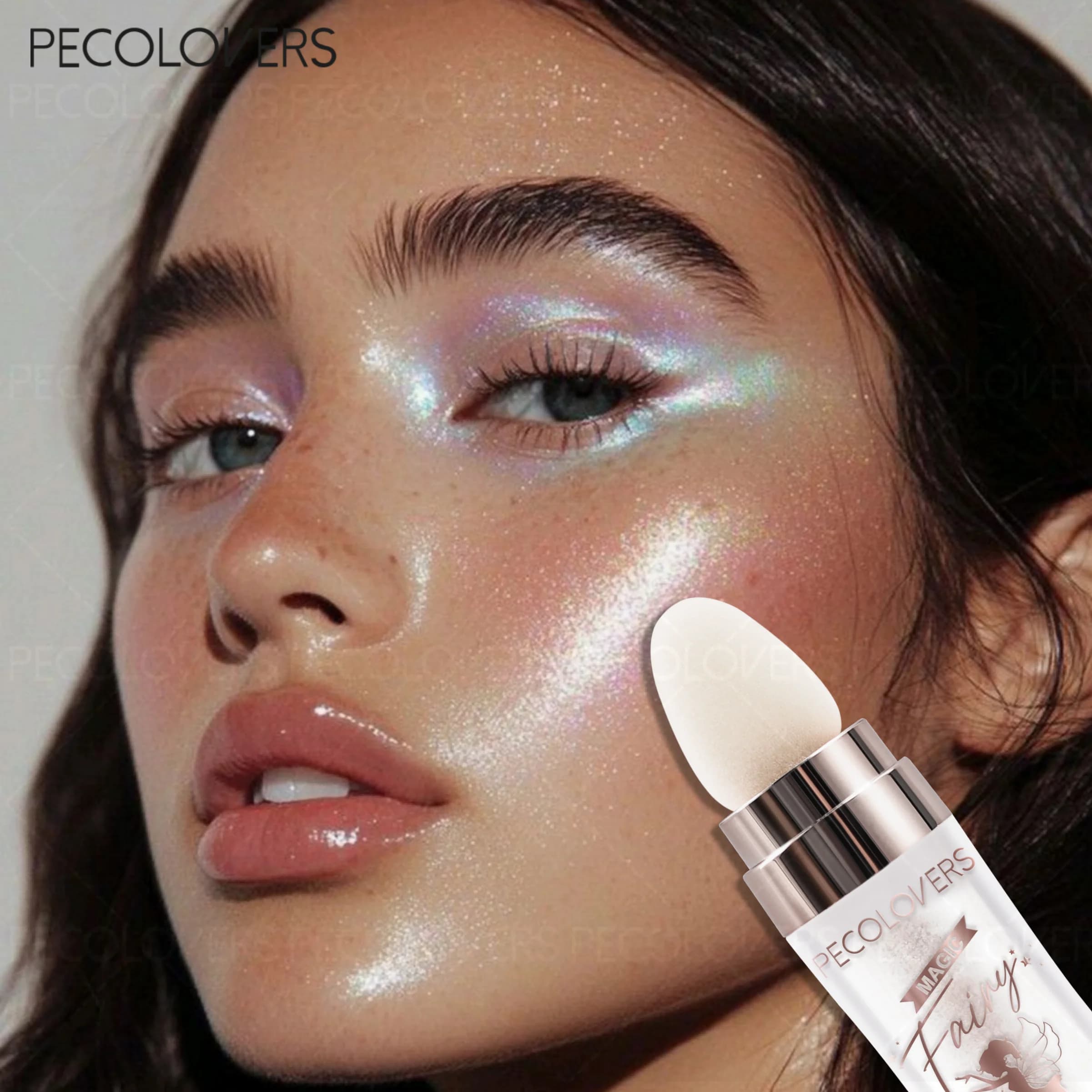 1PC Multifunctional Glitter Powder, Highlighter for Face, Body and Eyes, Brightening Glitter Powder,Suitable for Holiday Makeup