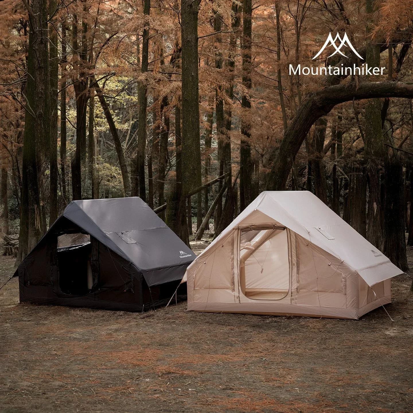 MOUNTAINHIKER Tenda da Campeggio Gonfiabile in Tessuto Oxford, Tenda da Tetto Portatile per Osservazione delle Stelle e Tour in Auto