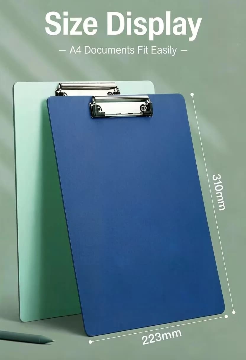 2mm Thick A4 Clipboard Writing File Folder Office Stationery