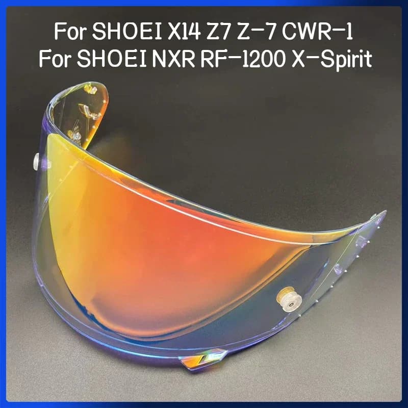 X14 Z7 Casco Moto Visiera Lente Per SHOEI X14 Z7 Z-7 CWR-1 NXR RF-1200 X-Spirit Anti-UV Anti-Graffio Antipolvere Vento scudo
