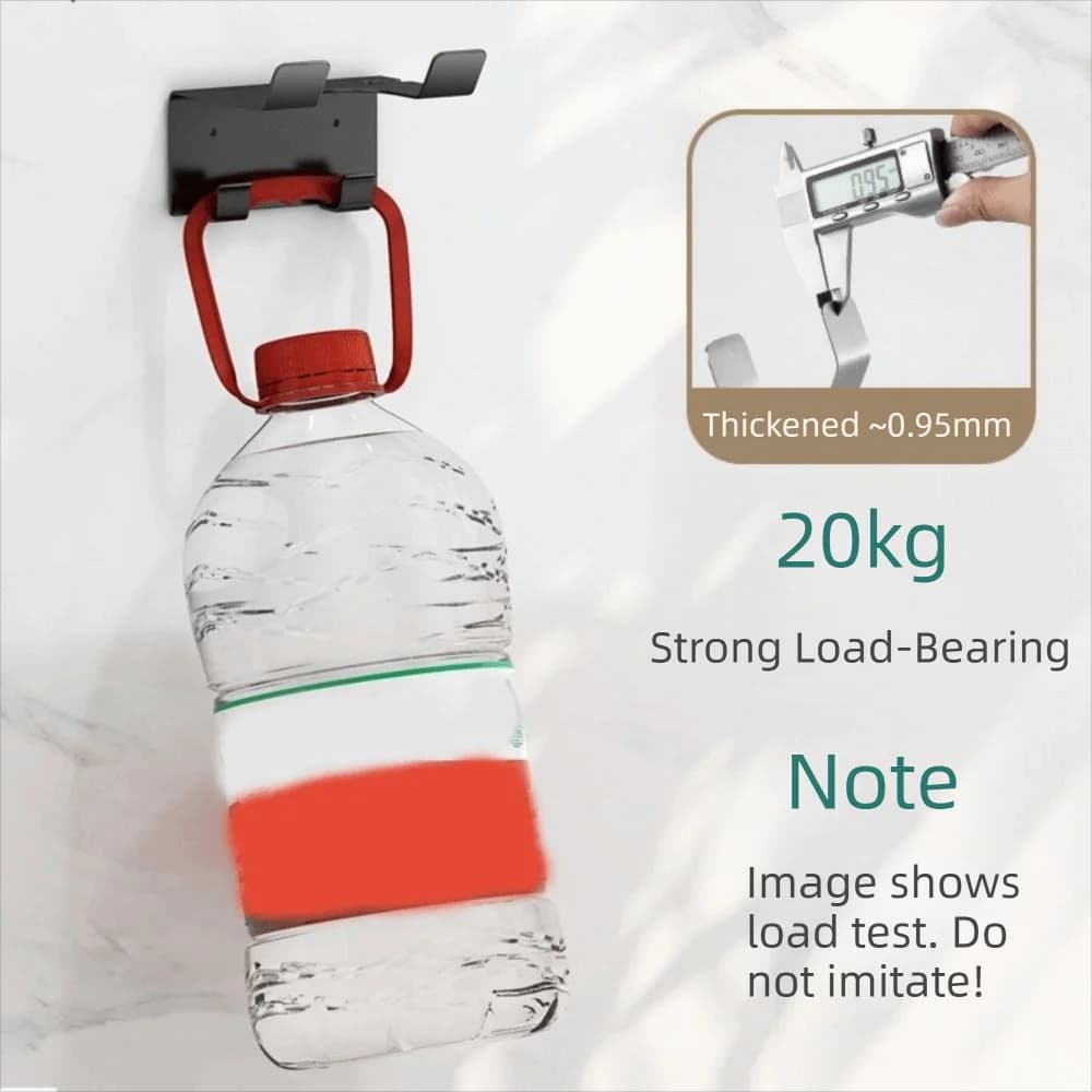 Stainless Steel Hair Dryer Storage Rack Waterproof Wall Mounted Hairdryer Stand with Hook Moisture-proof Blow Dryer Rack