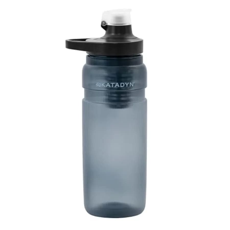 Borraccia Filtrante BeFree AC 0.7L con Filtro a Carbone Attivo a Fibra Cava a Due Stadi e Design Portatile Morbido per Escursionismo Ciclismo