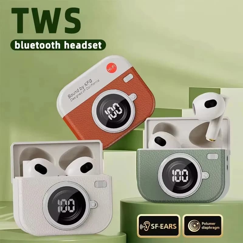 Auricolari da Gaming TWS Wireless Bluetooth 5.4 con Microfono, Audio Bass, Suono Stereo 9D, Cuffie HiFi per Xiaomi