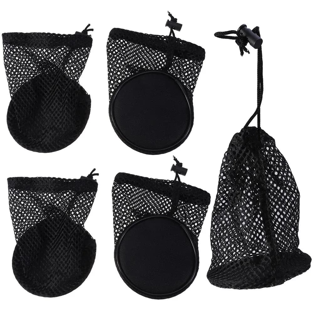 5 pcs Golf Portable Storage Pouch Bag Ball Halloween Christmas New Year Golf Ball Mesh Pouch Golf Ball Storage Bag Nylon