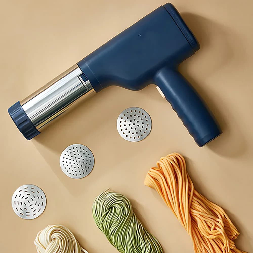 Noodle Maker Press Pasta Machine Cucina in acciaio inossidabile Pressatura Spaghetti Manovella Taglio Noodle Making Gun Utensili da cucina Noddle