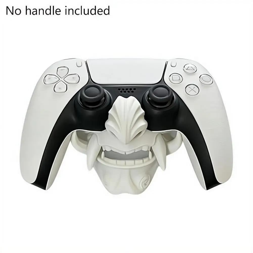 New Game Controller Handle Stand Creative 3D Printed Ghost Face PS5 Controller Desktop Decorative Unique Gamepad Stand Accessory