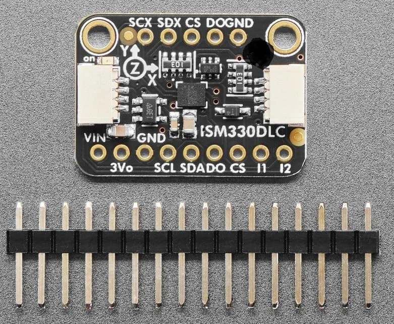 4502 ISM330DHCX - 6 DoF IMU - Accelerometro e Giroscopio - STEMMA QT / Qwiic