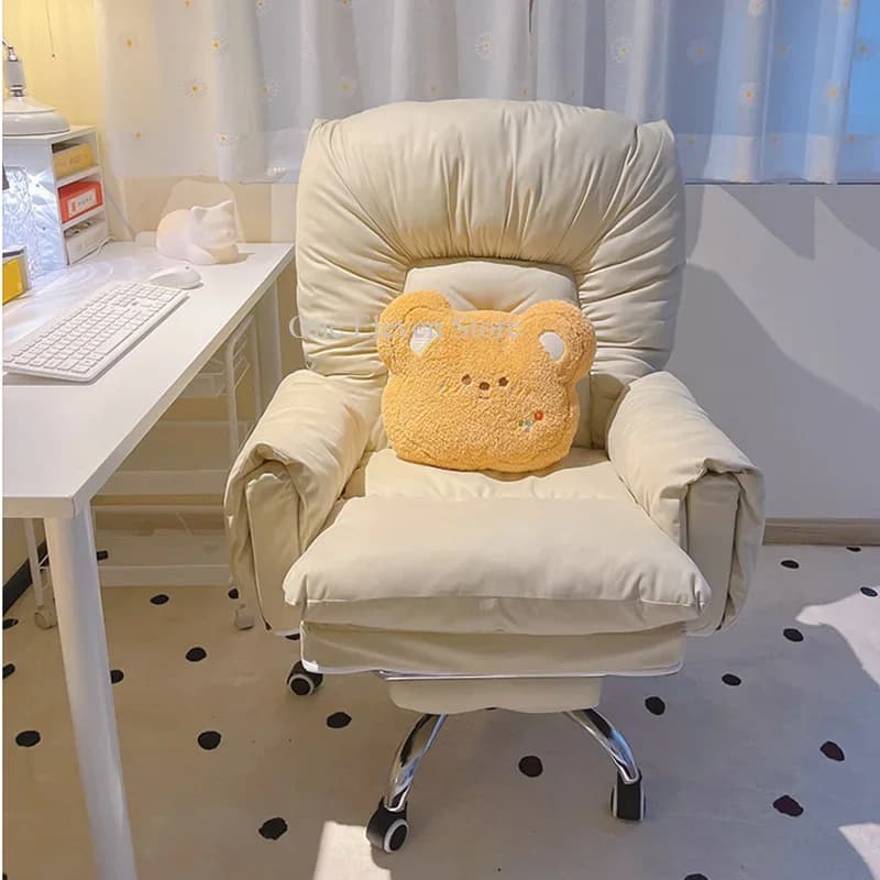 Sedie da ufficio ergonomiche da gioco con braccioli da barbiere Vanity Salon Sedia da studio moderna Rilassante mobili da salone di lusso Sillas De Oficina