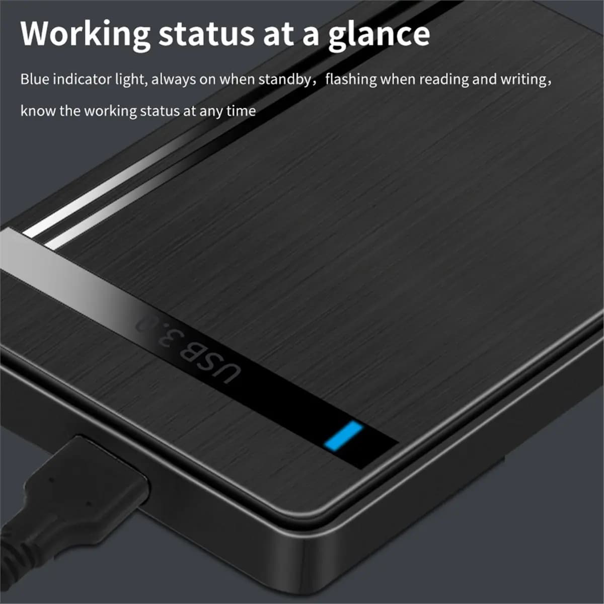Hard Disk Enclosure HDD Case HD SSD Sata to Usb External Hard Drive Case/Enclosure/Box/Housing Optibay 2.5 Support 10TB