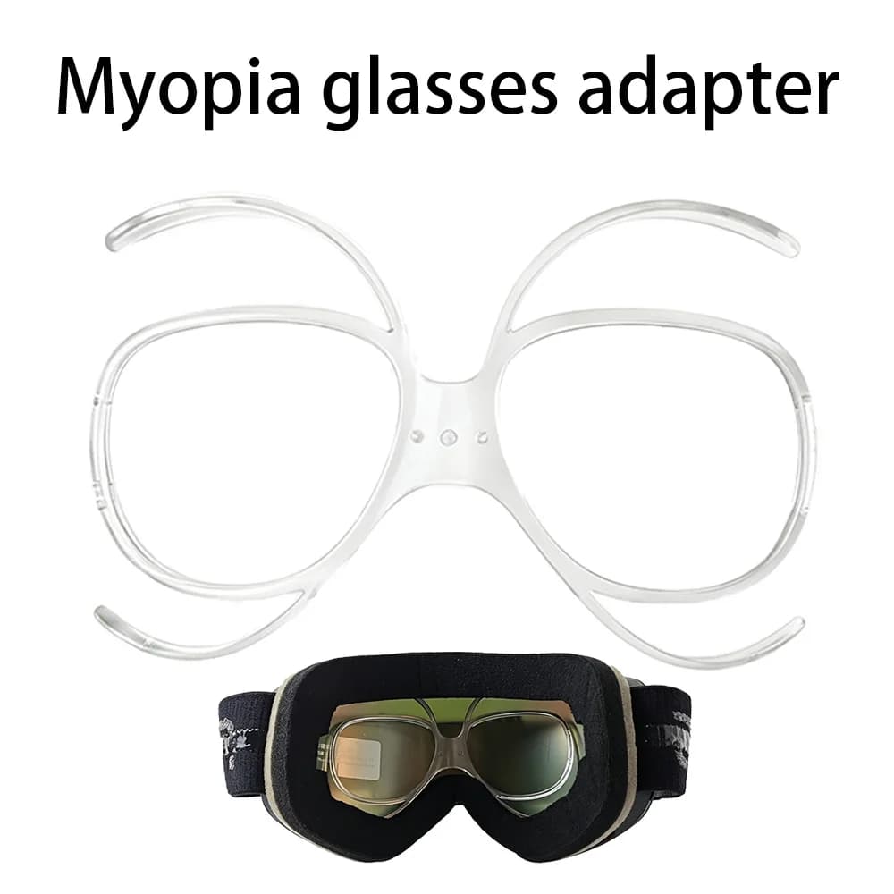 Low‑Temperature Resistant TR90 Prescription Insert Frame, Adults Kids, Ski Snowboard Cycling Elastic Goggle Inner Bracket