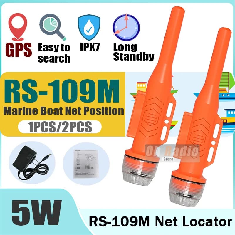 RS-109M Posizione rete per barche marine IPX7 Ais Transponder Boa da pesca impermeabile Tracker Ricezione rapida Posizionamento Navigazione GPS
