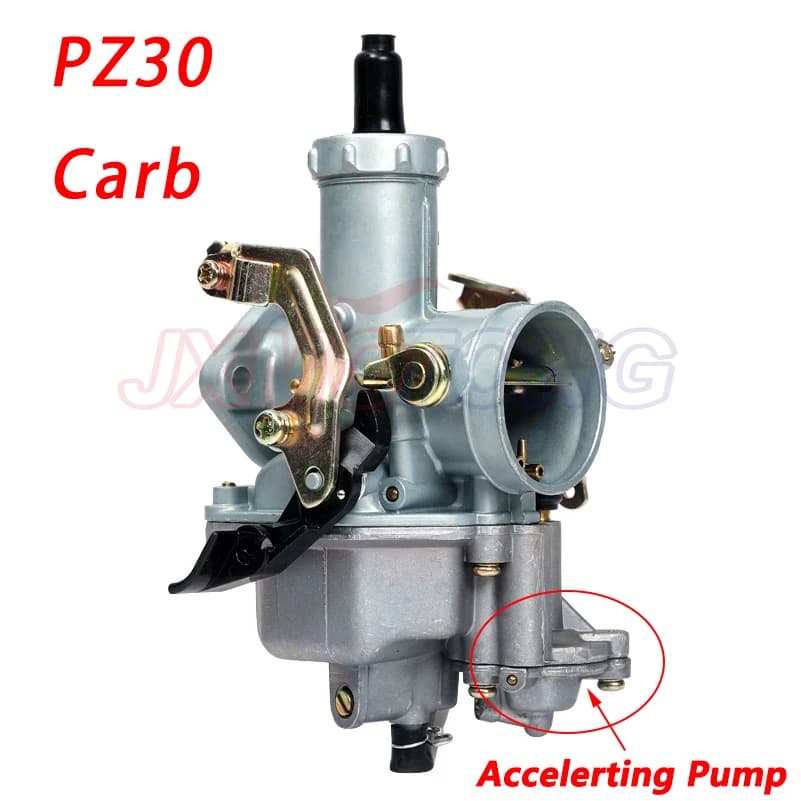 Moto carburatore PZ30 30mm carburatore Power Jet pompa di accelerazione per 200cc 250cc Motocross Pit Dirt Bike ATV