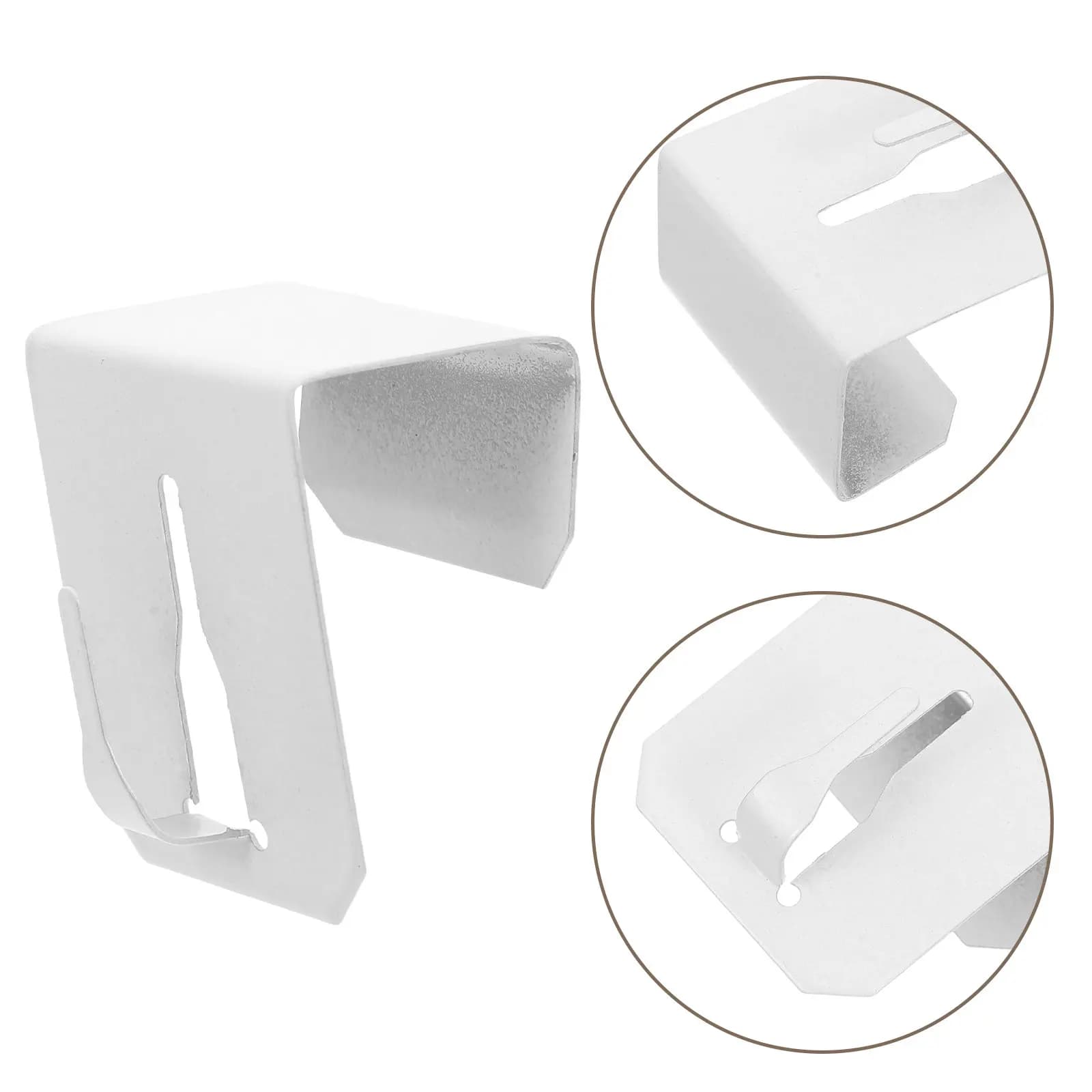 10 Pezzi Ganci per Luci a Corda da Finestra, Clip in Metallo per Tende, Supporti Senza Foratura, Clip per Appendere, Decorazioni Natalizie per Finestre