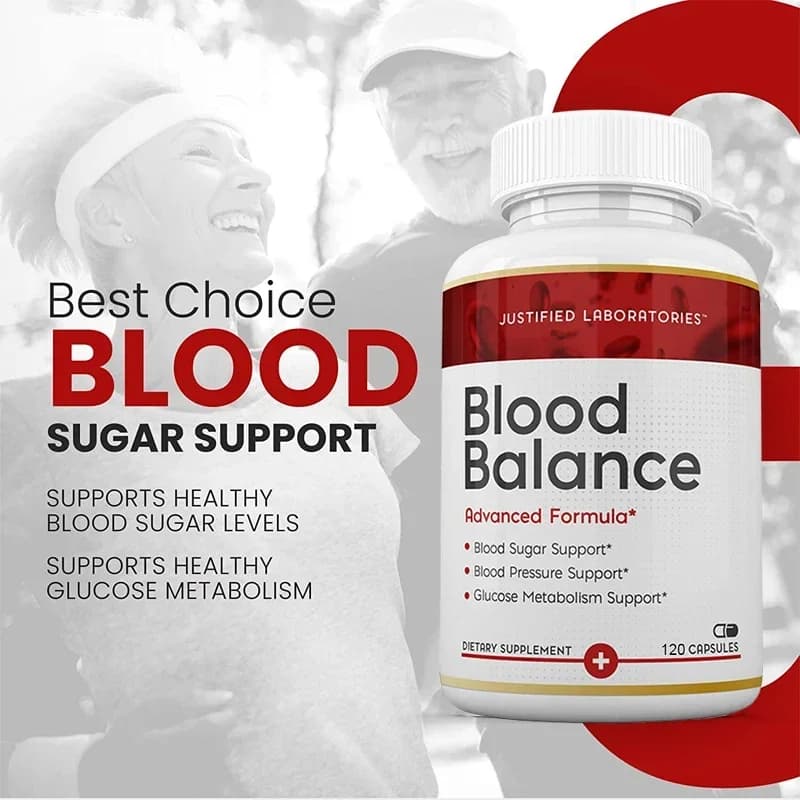 Natural formula for blood balance to maintain healthy levels, maximum formula for daily strength, vitamin food supplement