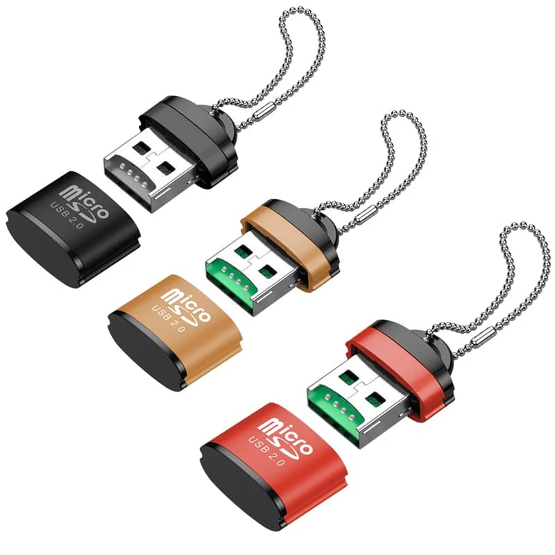 Micro SD/TF Card Reader USB 2.0 Mini Mobile Phone Memory Card Reader High Speed USB Adapter For Laptop Accessories connector