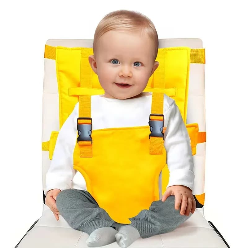 Child Chair Safety Belt Foldable Baby Meal Carrier Adjustable Kids Feeding Safety Protection Guard Stop Babies Slipping Falling