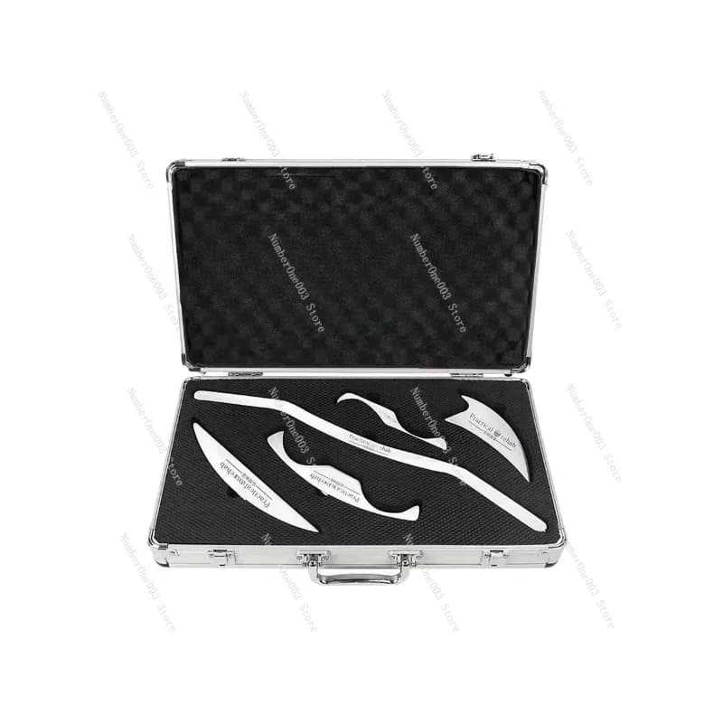 Fascia Knife Full Set Stainless Steel Muscle Fascia Massager Soft Tissue Relaxation Tool