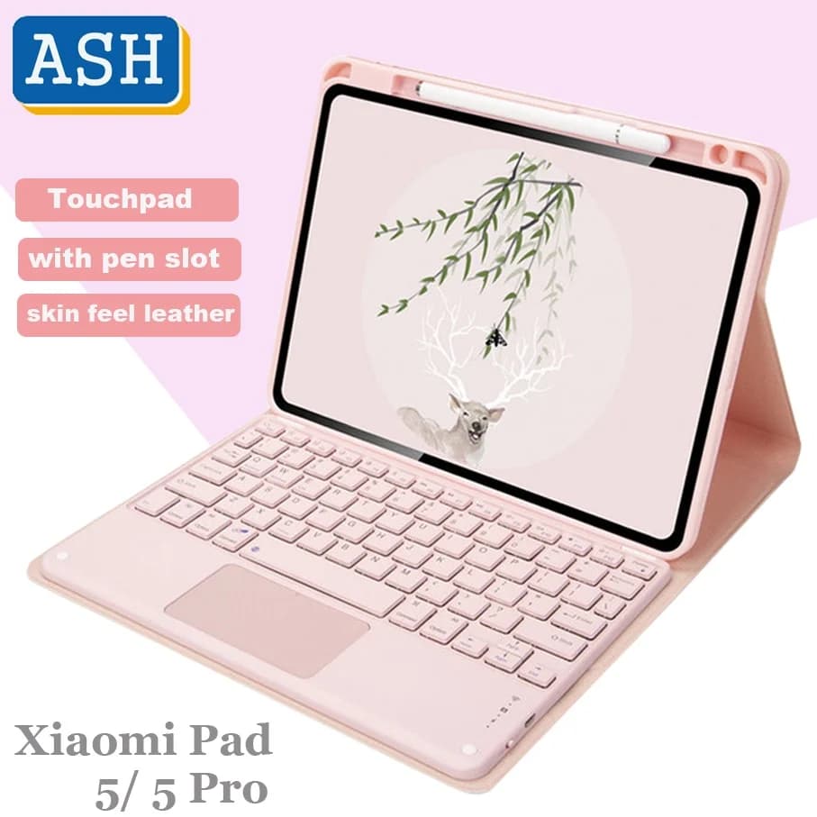 Custodia per tastiera per Infinix Xpad 20 Pro 12" 2025 Custodia wireless in morbida pelle Custodia per tastiera Folio magnetica con supporto per slot per matita
