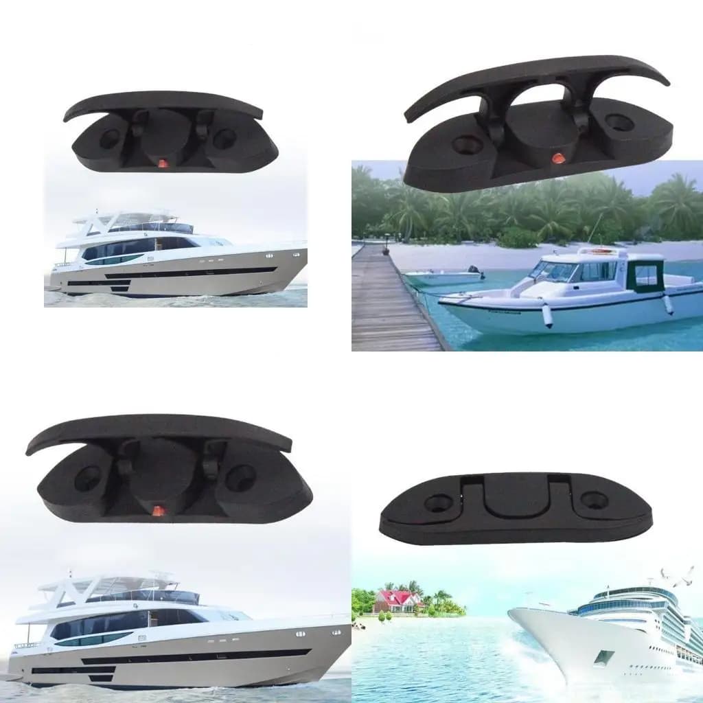 J0MA Marine Boat Up Deck ormeggio Tacchetti per corde Dock Elementi fissaggio pieghevoli in nylon
