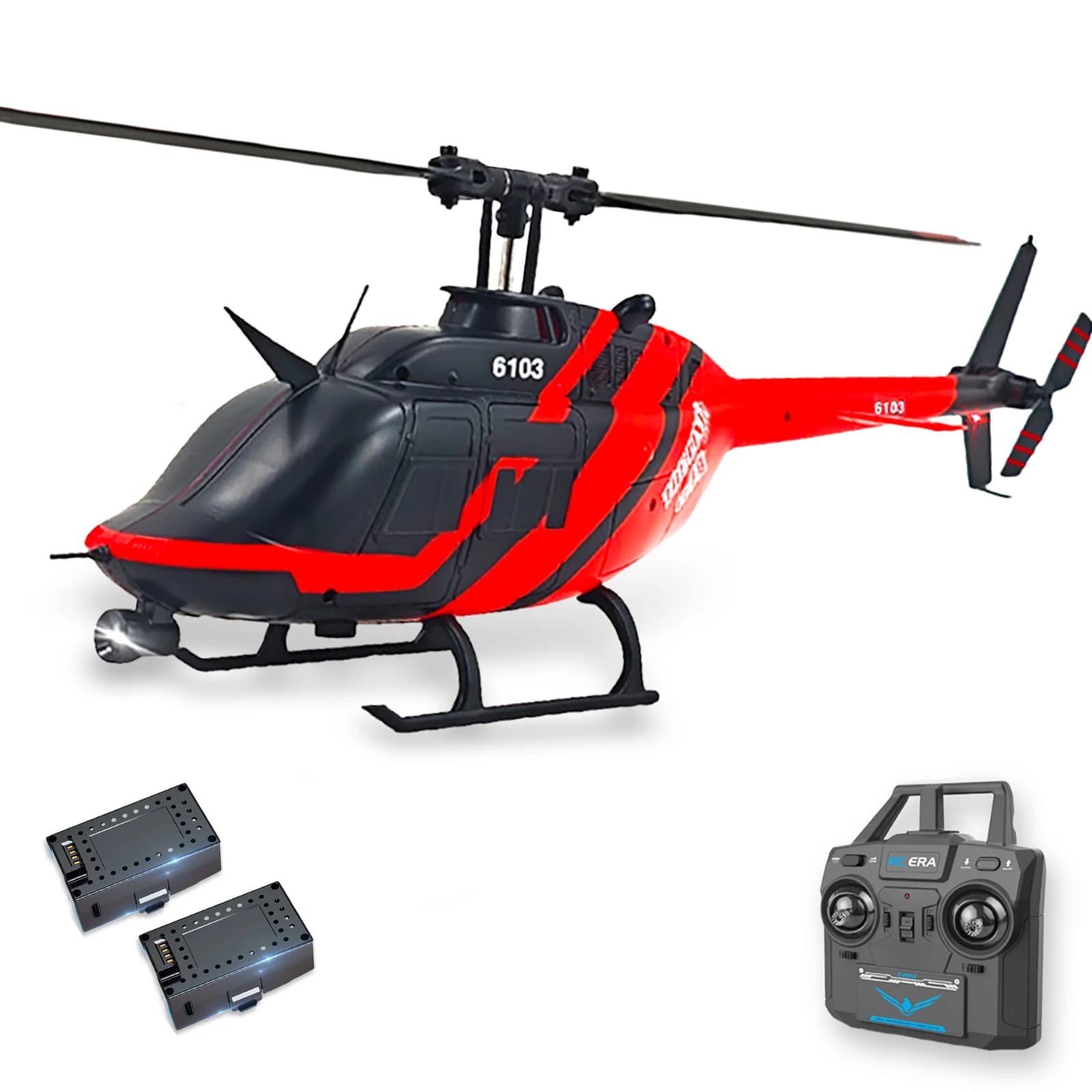 C138 206 Elicottero telecomandato Aereo RC Heli 6CH Giroscopio a 6 assi Altitudine in bilico Localizzazione del flusso non ottico