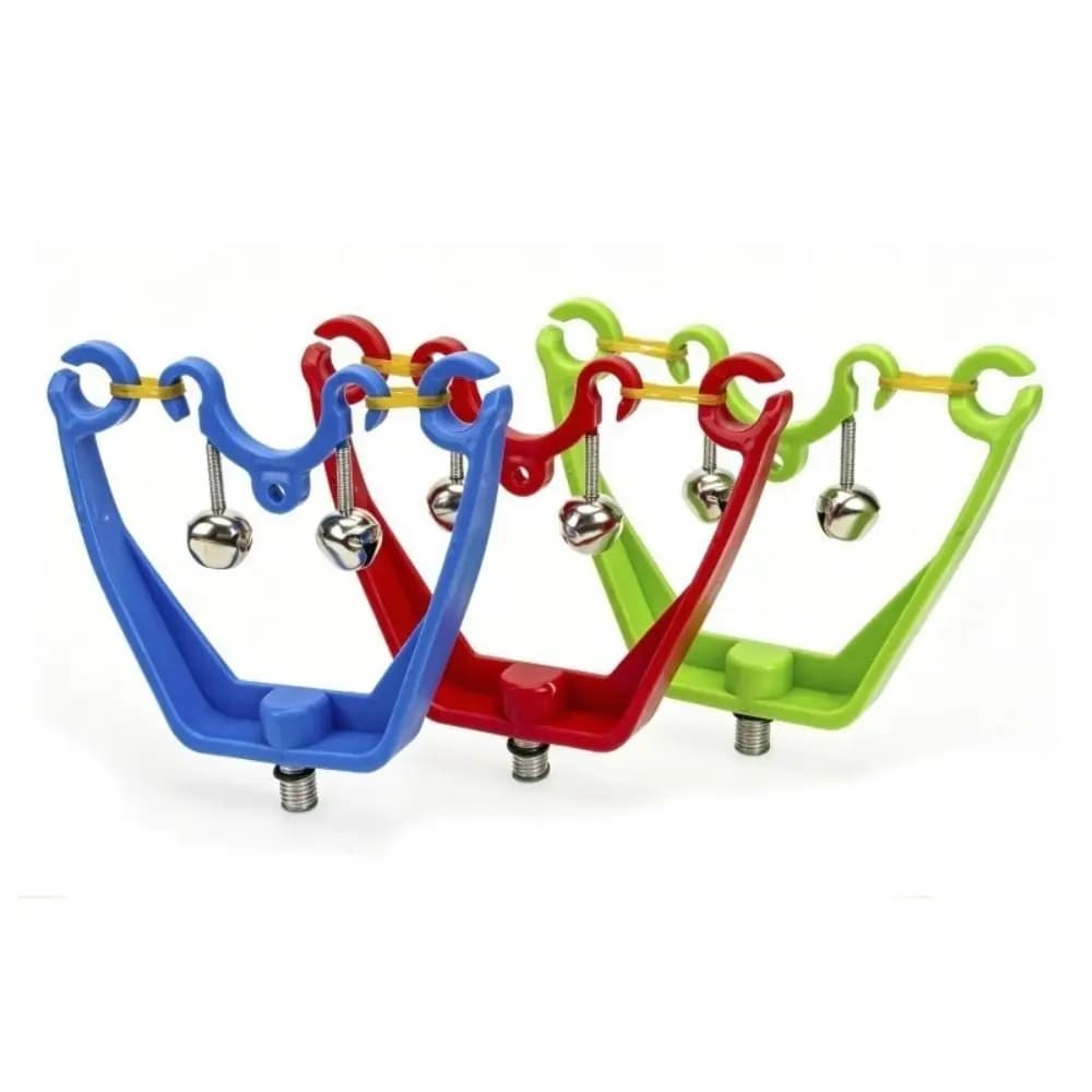 Double Bell Fishing Rod Holder Alarm Indicator Fishing Accessories Fishing Accessories Tackle Rod Holder Sound Alarm
