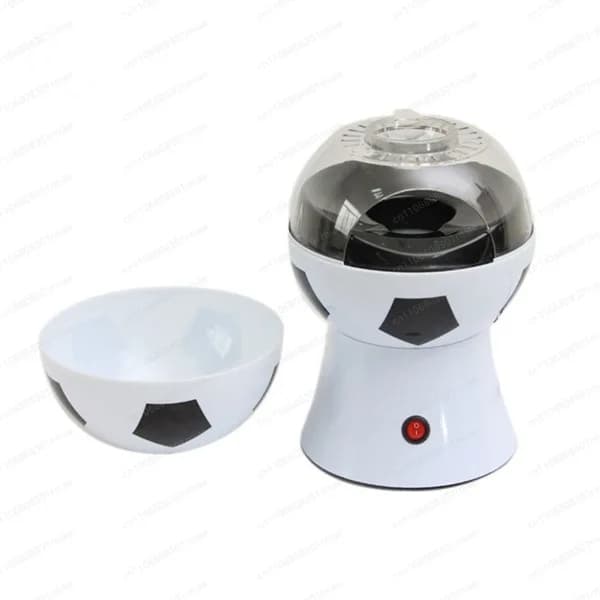 American Standard Hot Air Popcorn Popper Football & Volleyball Shape Commercial Popcorn Machine