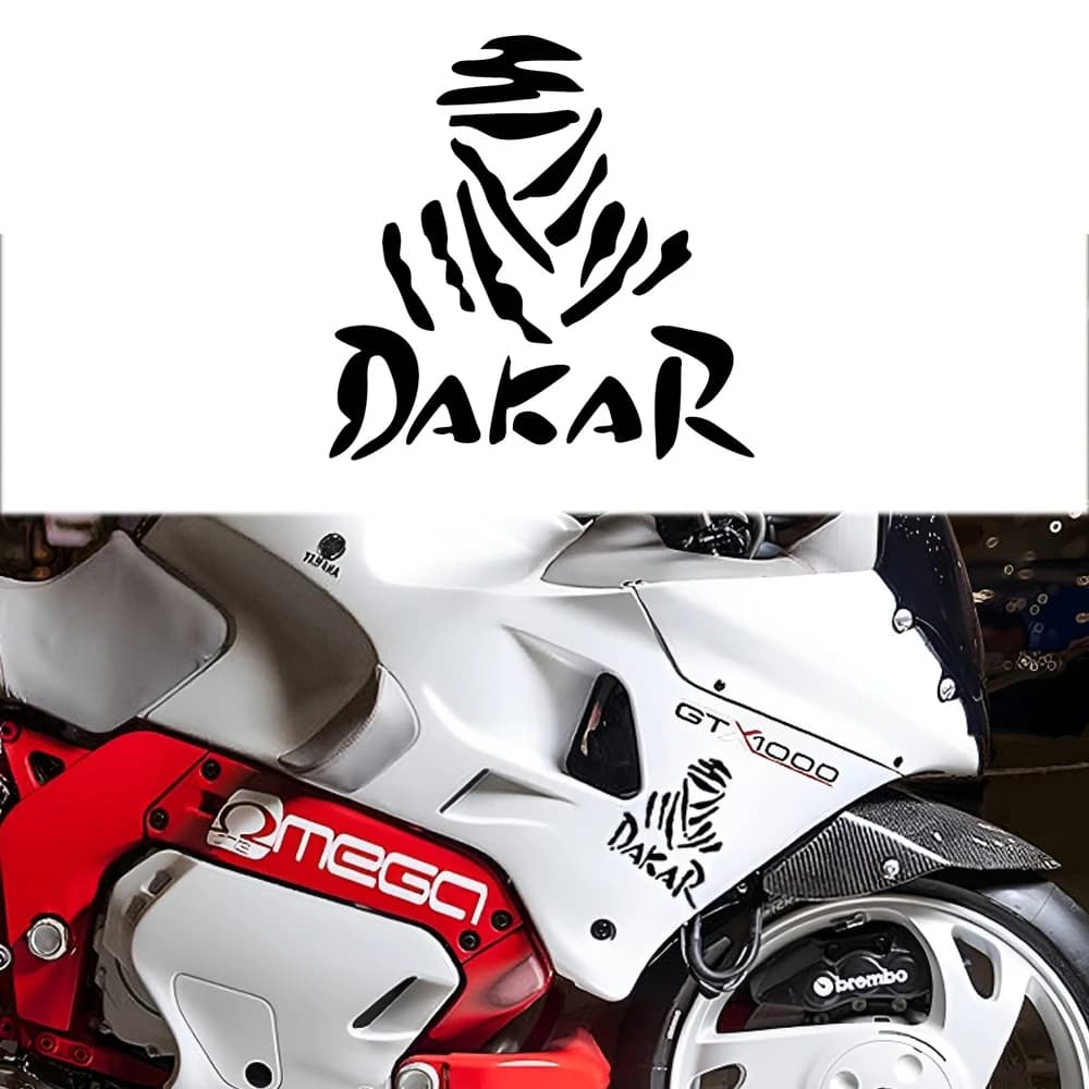 Adesivi per Auto e Moto DAKAR Rally Game, per Carrozzeria, Paraurti, Finestrini, Moto, Laptop, Pareti, Accessori per Tuning Auto