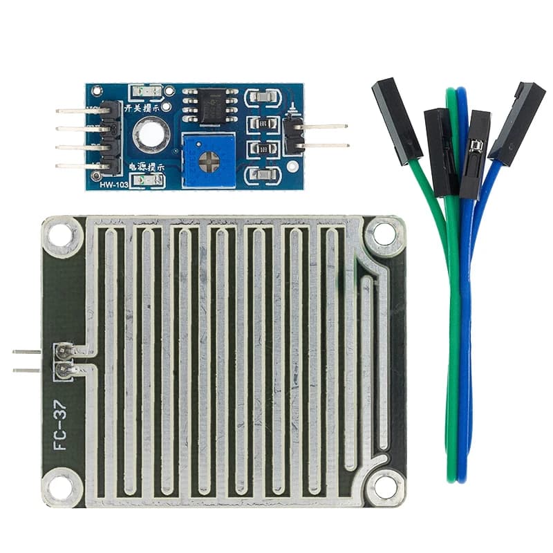 2PCS/5PCS Snow Rainfall Module Detection Sensor Rain Weather Module for Arduino YANXD Relay Control Module