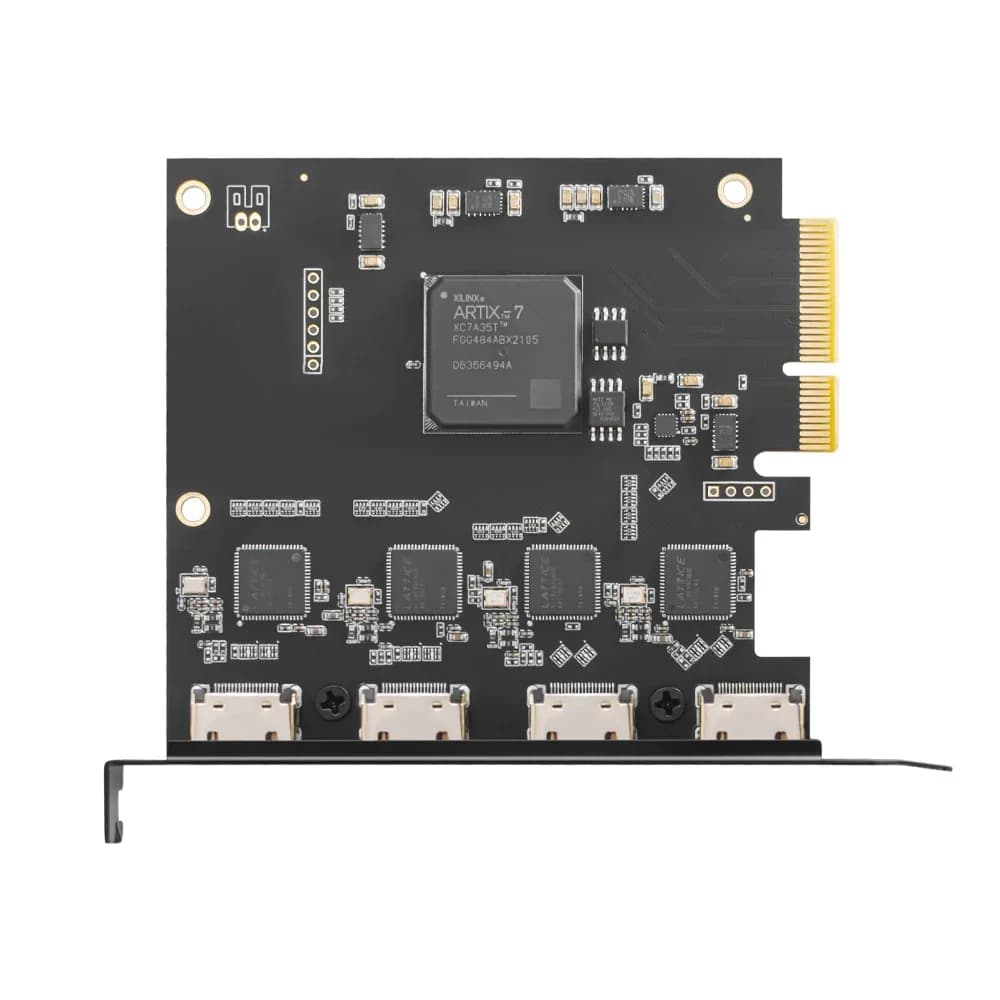 2026 UNISHEEN Gioco 1080p60 Vmix OBS Streaming Win10 Linux Scheda di acquisizione video HDMI a 4 canali Scatola PCIe