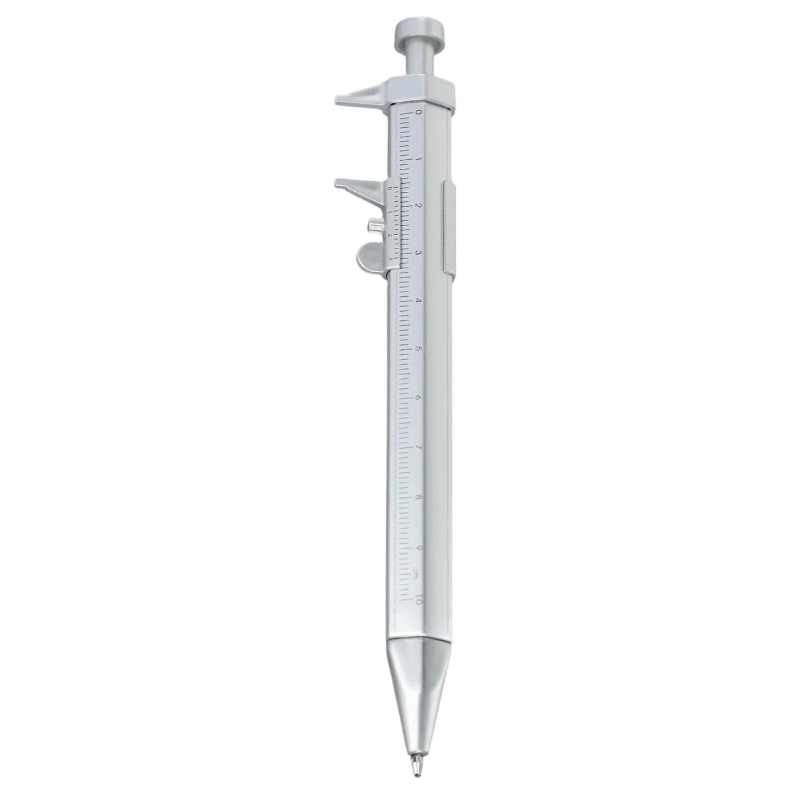 Penna a corsoio 2 in 1 multifunzione penna a inchiostro gel da 0,5 mm calibro a corsoio penna a sfera a sfera strumenti di misurazione per scrittura di cancelleria