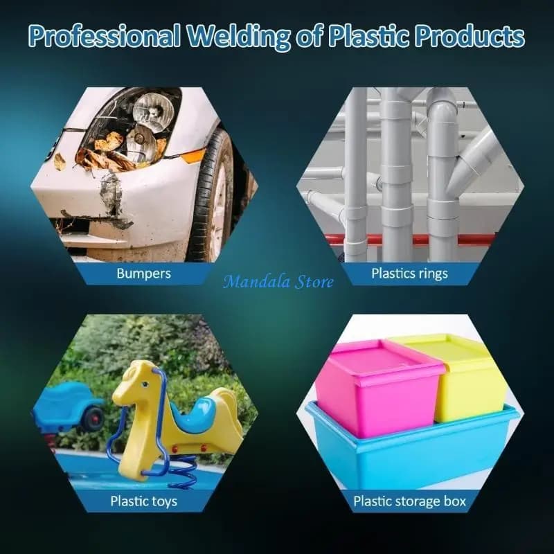 U2JC Saldatore Plastica Pistole Hot Cucitrice Saldatrice Saldatore per Plastica Cucitrice Riparazione Macchina Paraurti Auto