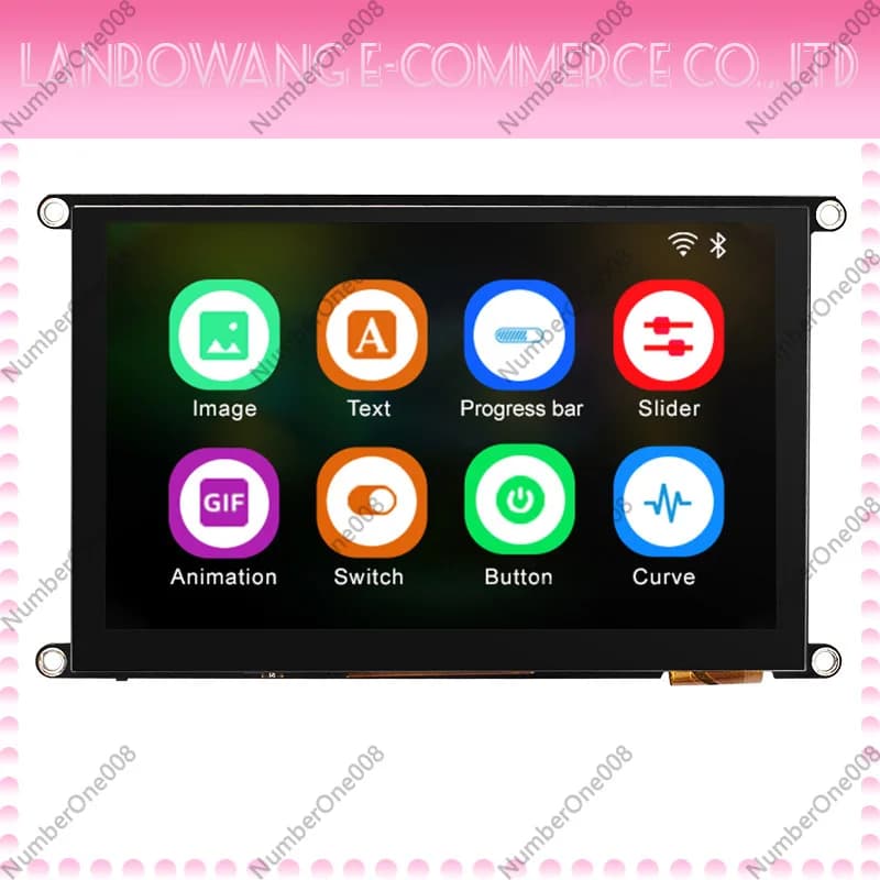 ESP32-S3 Development Board 4.3 5 Inch IPS HD Capacitive Touch Screen Arduino Programming LVGL