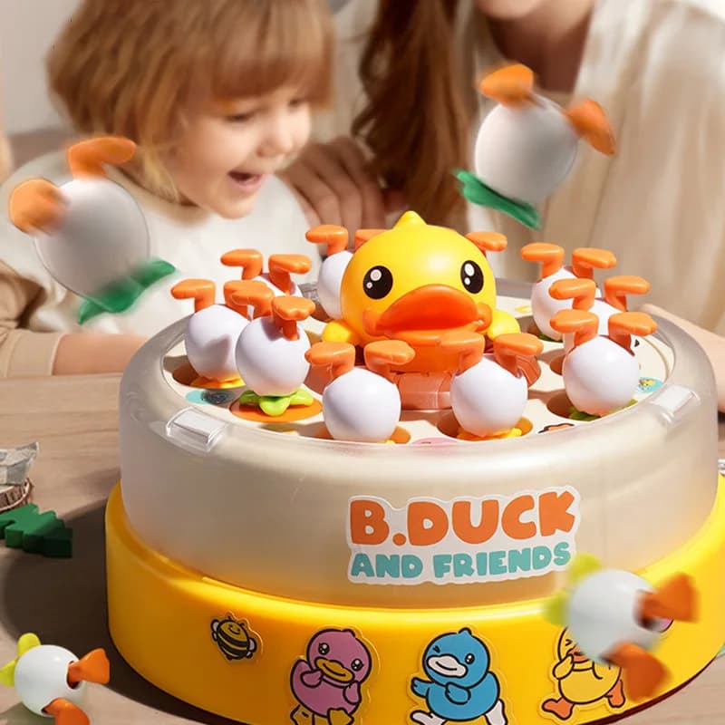 Gioco da tavolo per saltare l'anatra Crazy Kid Montessori Launch Duck Frog Toys per ragazzi e ragazze Focus Training Gioco per famiglie Regalo di compleanno