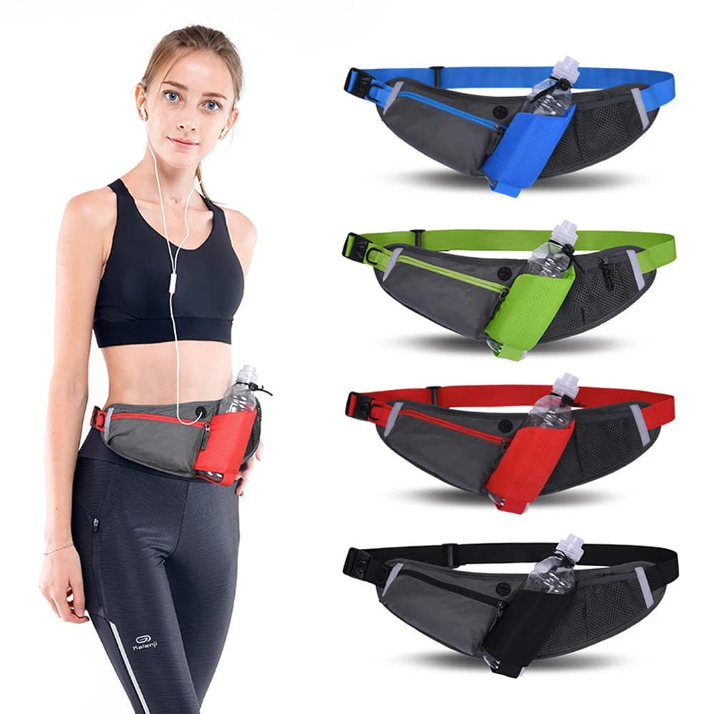 Pack of 1 piece with shoulder bag water bottle with belt extension belt hydration pack for walks and rides