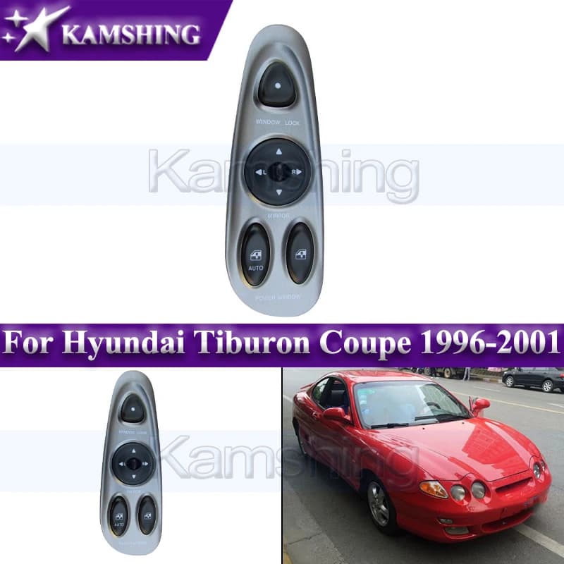 Kamshing Finestra di Automobile Interruttore di Sollevamento Per Hyundai Tiburon Coupe 1996 - 2001 Finestra Elettrica Sollevatore di Vetro Pulsante Regolatore di Controllo