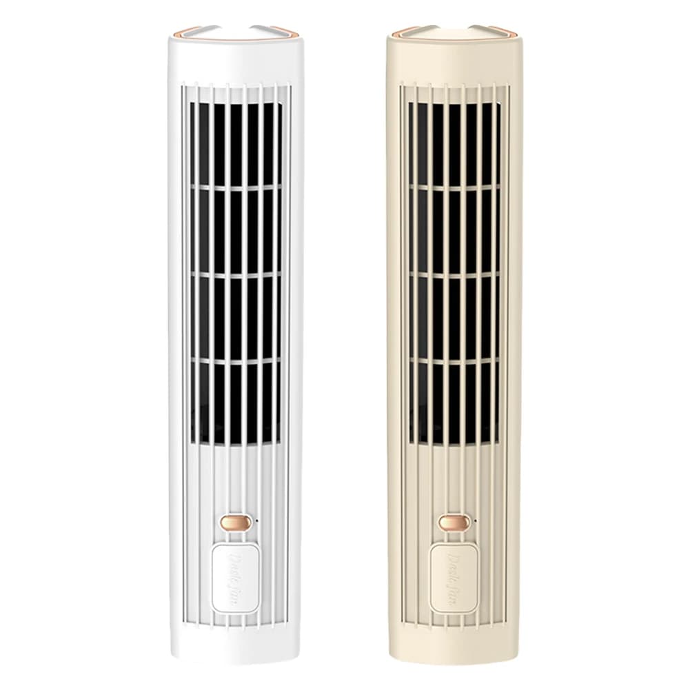 Ventilatore a torre ricarica USB condizionatore d'aria portatile 1200mAh ventola di raffreddamento silenziosa ventola verticale elettrica per la camera da letto di casa