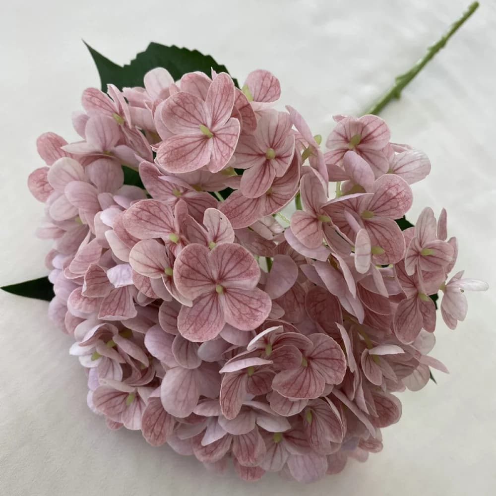 Beautiful Artificial Hydrangea For Home Ornament Wedding Backdrop DIY Floral Craft Soft Touch Decorative Faux Plants