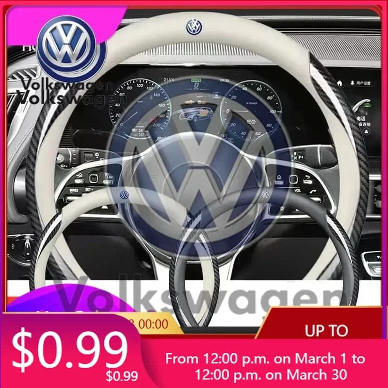 VOLKSWAGEN VW New Jetta, PU Carbon Fiber and Leather Cover for Volkswagen, Volks Auto Accessories
