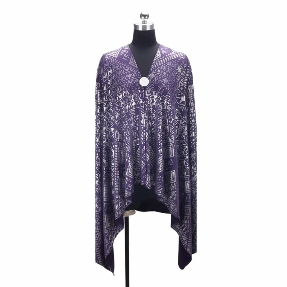 Gorgeous Lady Sunscreen Scarf Shawls Gold Stamping Retro Style Evening Shawl Versatile Breathable Hijabs Women Scarves