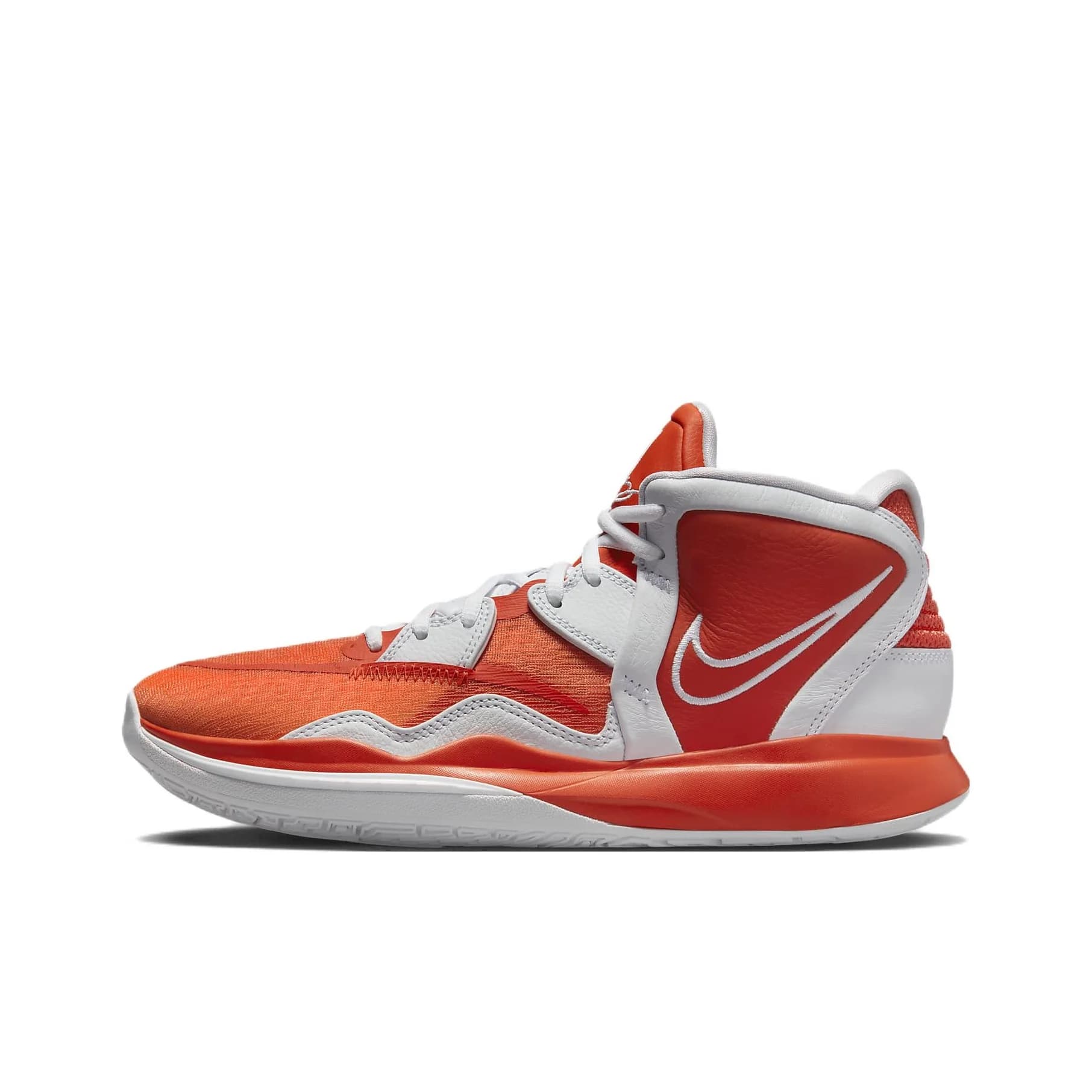 Nike Kyrie 8 Infinity Basketball Shoes Unisex Mid Top Orange/White DO9616-802